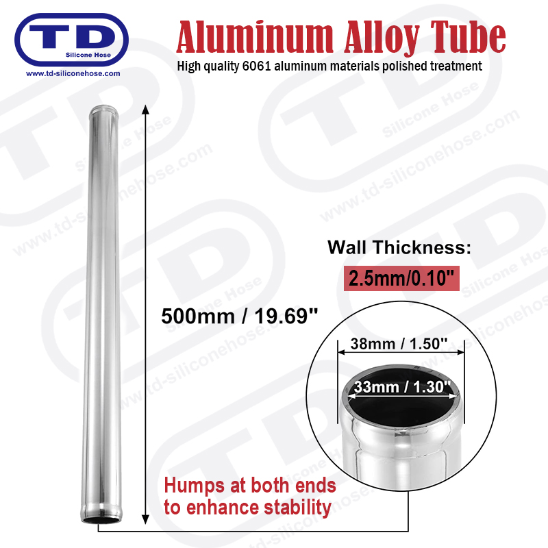 Rura aluminiowa OD: 38 mm L: 500 mm
